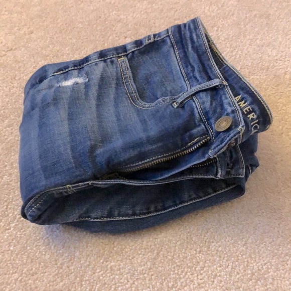 AE Dark Wash Super Stretch Jeggings US 4 - Picture 3 of 3